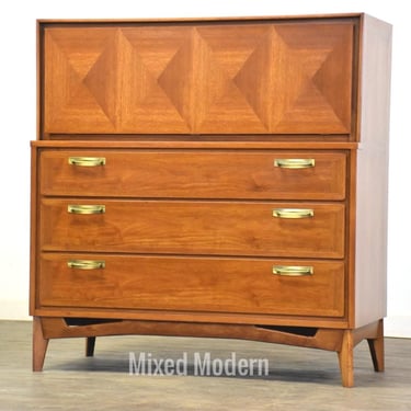 Walnut Tall Dresser by Red Lion 