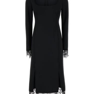 Blumarine Women Black Stretch Jersey Dress
