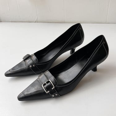 90s Pointed Kitten Heels | 10.5/11 