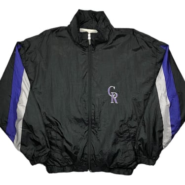Vintage 90s MLB Colorado Rockies Baseball ORIGINAL Windbreaker