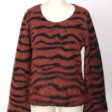 Maison Margiela Archival Mohair Tiger Sweater