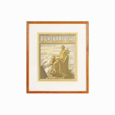 Fortune Magazine January 1932 Lithograph Print 