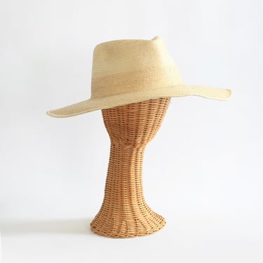Vintage Sun Body palm leaf Ranch hat 7 3/4 