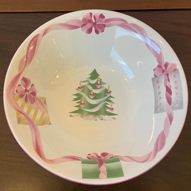 Vintage 1992 Home For Christmas by SakuraSet of Bowls 