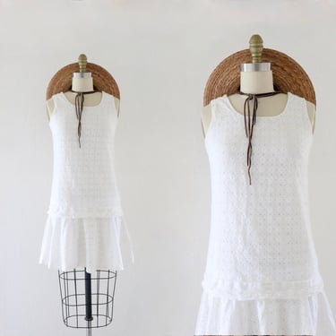 eyelet sun dress - xs 