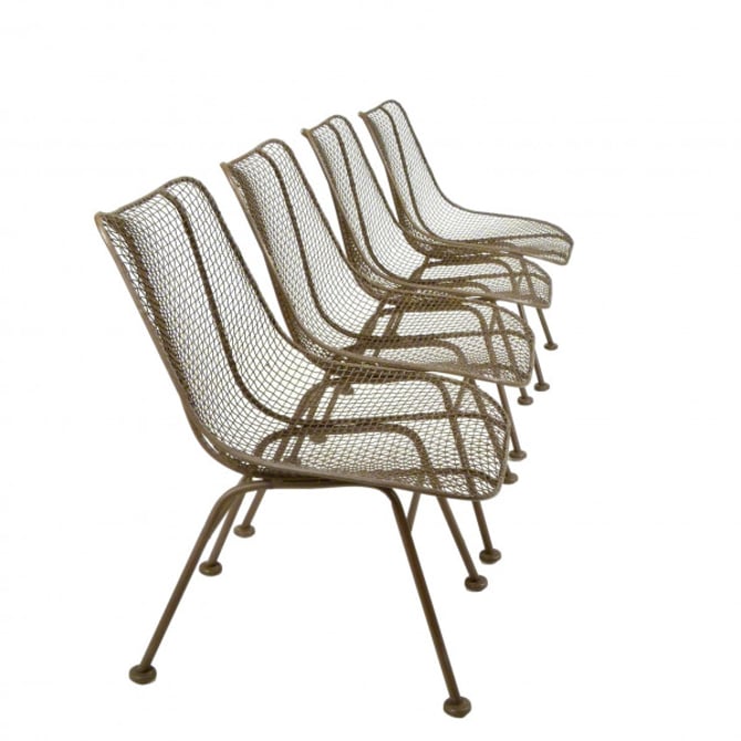 Set of 4 Russell Woodard Sculptura Chairs
