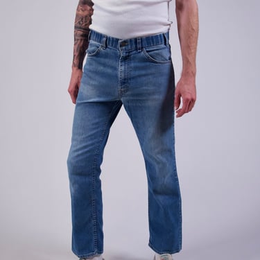 Vintage 1980s Levi's Blue Tab Mens Faded Medium Wash Straight Leg Comfort Jeans 34"W 