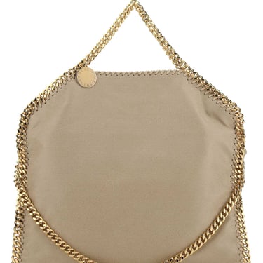 Stella Mccartney Women Cappuccino Shaggy Deer Falabella Fold Over Handbag