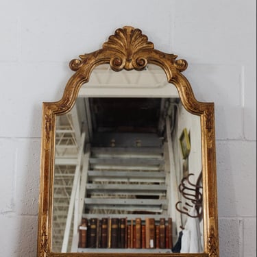 vintage french gilt wood mirror