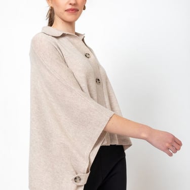 Allude Cape Cardigan - Marble