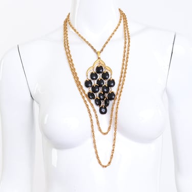 Layered Drop Waterfall Necklace