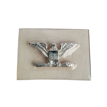 Holicks Vietnam Sterling Silver Colonel Sew On Eagle Flight Suit Patches Encased 