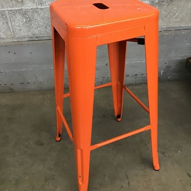 Cute Orange Barstool (Seattle)