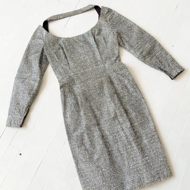 1960s Silver Tinsel Dress 