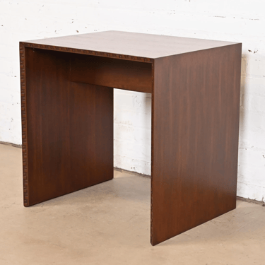 Frank Lloyd Wright for Heritage Henredon Taliesin Mahogany Side Table, Newly Refinished