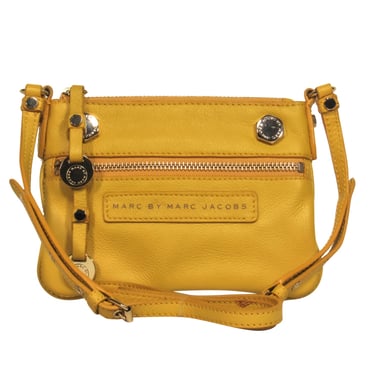 Marc by Marc Jacobs - Yellow Leather Mini Crossbody Bag