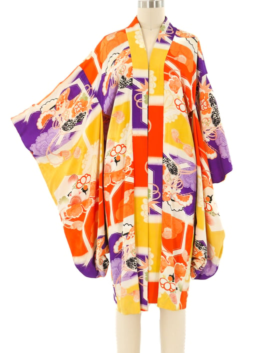 Multicolor Floral Kimono