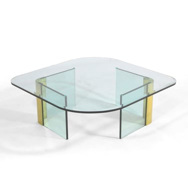 Leon Rosen Diamond-Shaped Coffee Table by Pace