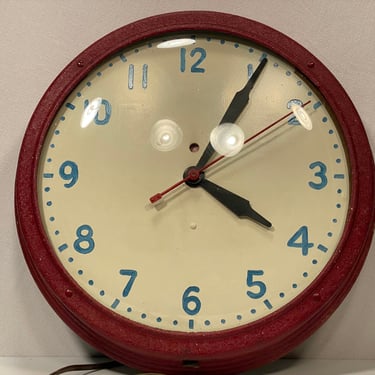 1940's Telechron Wall Clock 