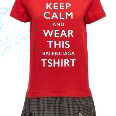 Balenciaga Women 'Keep Calm' Dress