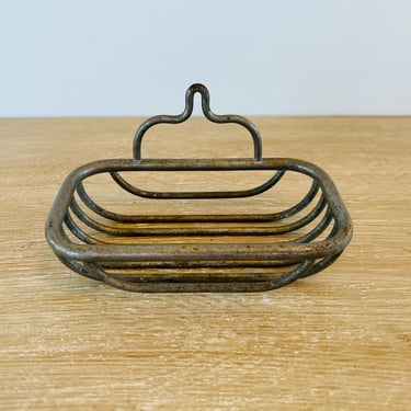 Vintage Industrial Metal Bathroom Hardware Soap Dish Soap Tray Hanging Wall Soap Tray - reserved for Terry 