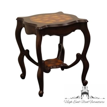 HOOKER FURNITURE Contemporary Traditional Style 24" Banded Wood Accent End Table 