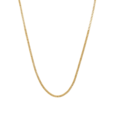 14K Yellow Gold 2.2mm Curb Chain