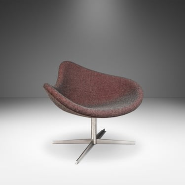Single Postmodern Swivel-Base "K2" Magenta Chair by Busk & Hertzog for Hightower, USA, c. 2000's 