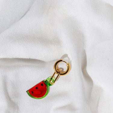 NOTTE Cocomero Watermelon Earrings - Glass / Gold Plated