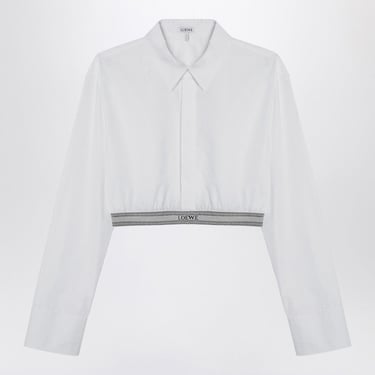 Loewe White Short Cotton Shirt Women
