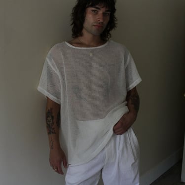 Tristan Netted Cotton Tee