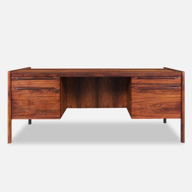 Danish Modern Executive Brazilian Rosewood Desk