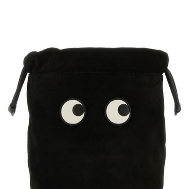 Anya Hindmarch Woman Black Suede Pouch