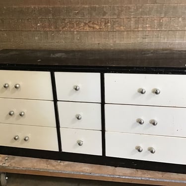 Black & White MCM Dresser (Tacoma)