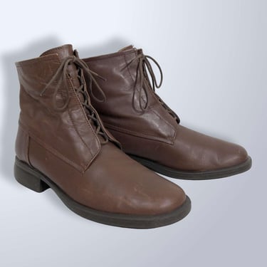 Vintage Distressed‎ Brown Bass Moc Moccasin Shoe Ankle Boots 7.5 D 60 main image 2