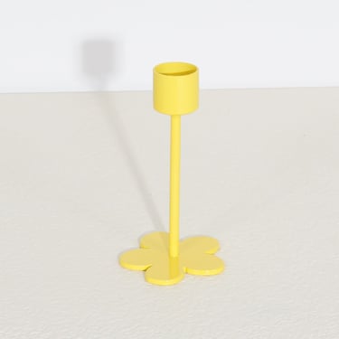 Yellow Flower Candle Holder by BOONIES 