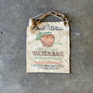 Vintage Hirsch Weis Water Bag Portland, OR 