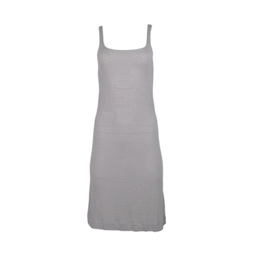 Fendi White Logo Print Dress