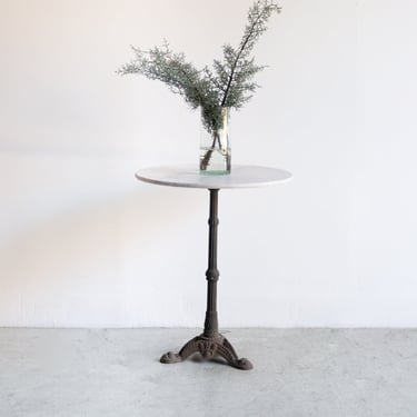 Round Marble Bistro Table