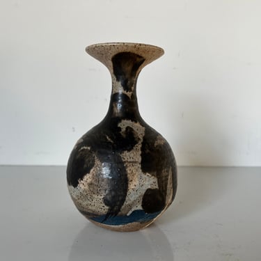 Mid Century Narrow Neck Studio Art Pottery Vase 