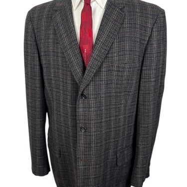 Vintage 1950s ATOMIC ERA Wool Rockabilly Sport Coat ~ size 46 Long ~ blazer / jacket ~ Elvis ~ VLV ~ Flck 