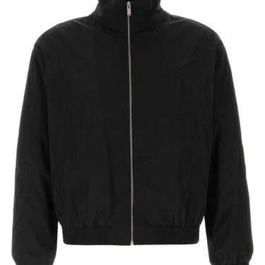 Saint Laurent Men Black Nylon Bomber Jacket