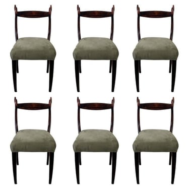 Mid Century Modern Set of 6 Rosewood My Dear Chairs by Dialogica 