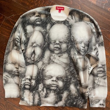 Supreme FW23 H.R. Giger Sweater size M | Delorean 88 Vintage - U