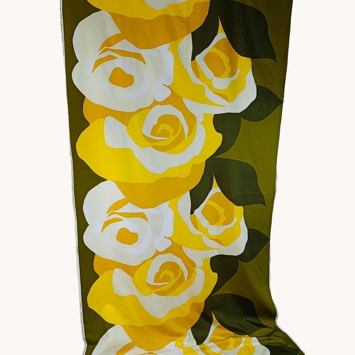 Design Marjatta Metsovaara by Tampella Amanda 1970 Floral Cotton