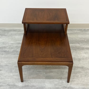 Lane Rhythm Mid-Century Modern Walnut Step-Up End Table / Nightstand (SHIPPING NOT FREE) 