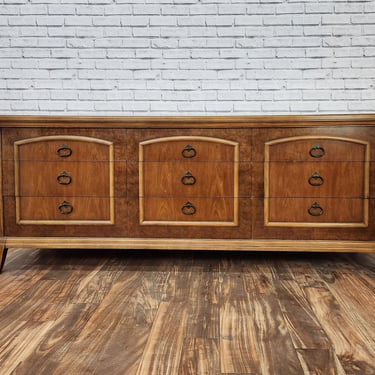 Item #231 Extra long Customizable Midcentury Neoclassical sideboard / buffet / tv stand 