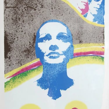 Mimmo Rotella - The Look, 1979 Screenprint Pop Art Print Signed 