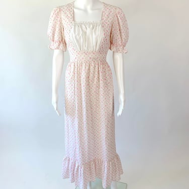 Pink Floral Prairie Dress