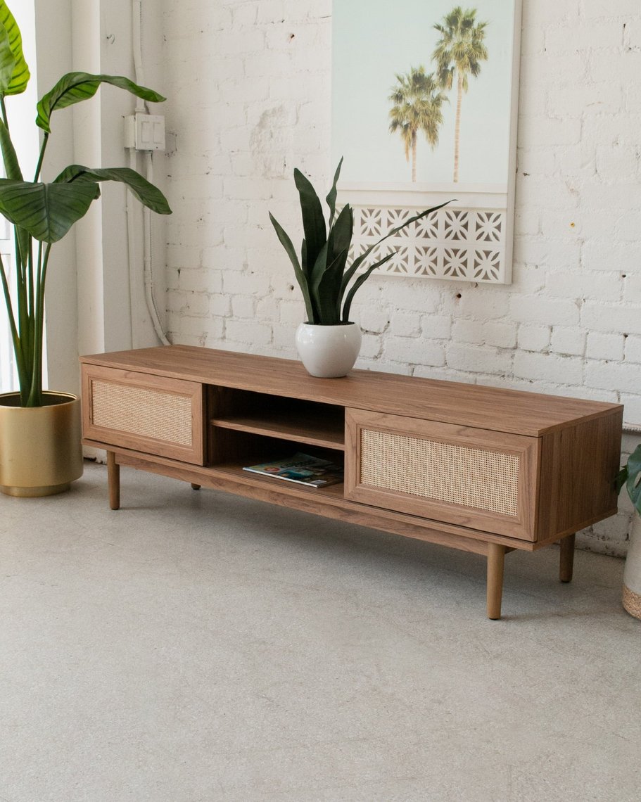 Hana Low Profile Media Console Sunbeam Vintage Highland Park Los Angeles, CA